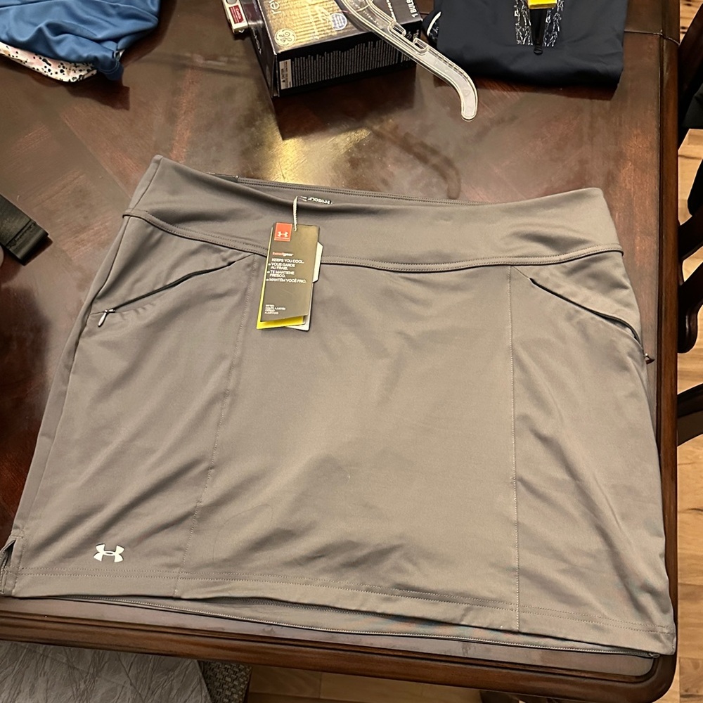 Under Armour Charcoal Golf Skort